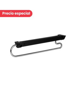 Valet extraíble JIMMY para clóset, extensión 240 mm, acabado negro mate