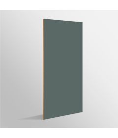 Tablero de MDF con laminado FENIX, Verde Comodoro y trascara HPL Green Slate, formato 1.22 x 2.44 m