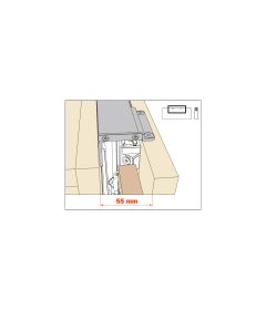 Kit de Conexión Panel-Gabinete, para atornillar, 650 mm de longitud