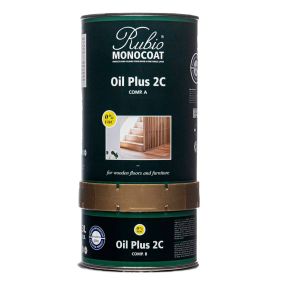 Aceite Rubio Monocoat Oil 2C (A+B) para superficies de madera, 1.3 L